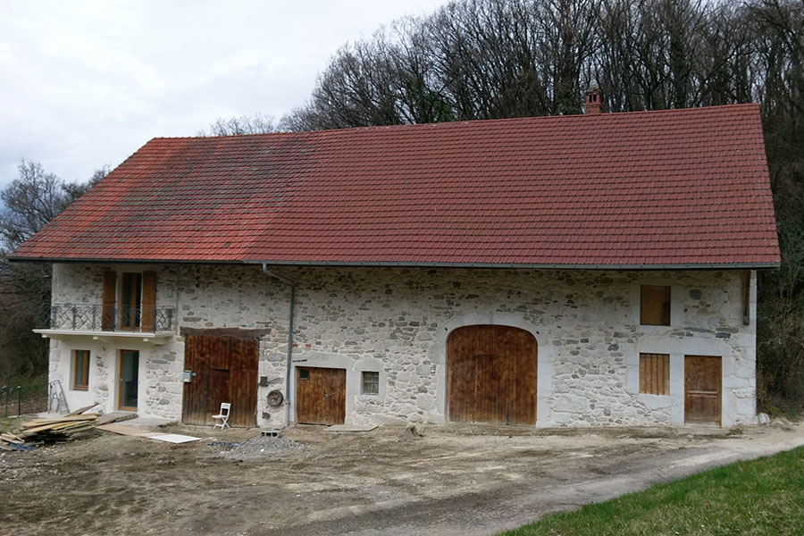 Corps de ferme après rénovation